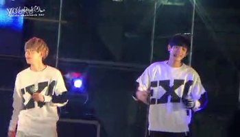 [灿白吧独家视频]140126 Oak Valley Winter Festival 初雪-朴灿烈