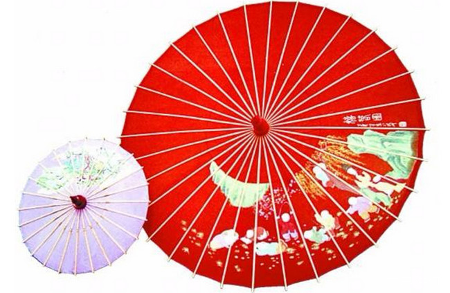 西湖绸伞