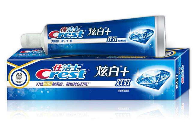 佳洁士炫白牙膏