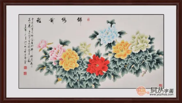 茶台背后挂画好还是挂字好，茶台背景用什么字画？