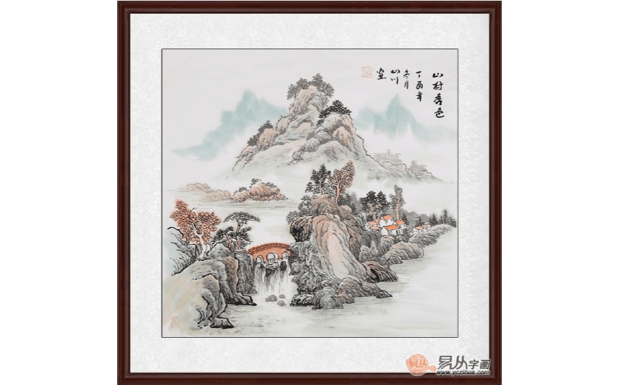 茶室主人背后适合挂什么字画，适合挂在茶室的字画